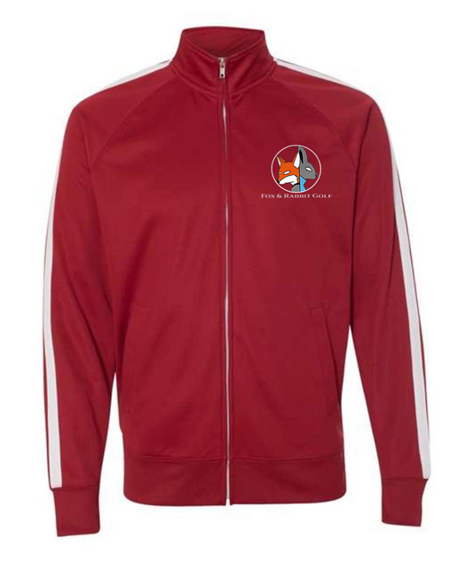 F&R Embroidered  Lightweight Poly-Tech Full-Zip Track Jacket